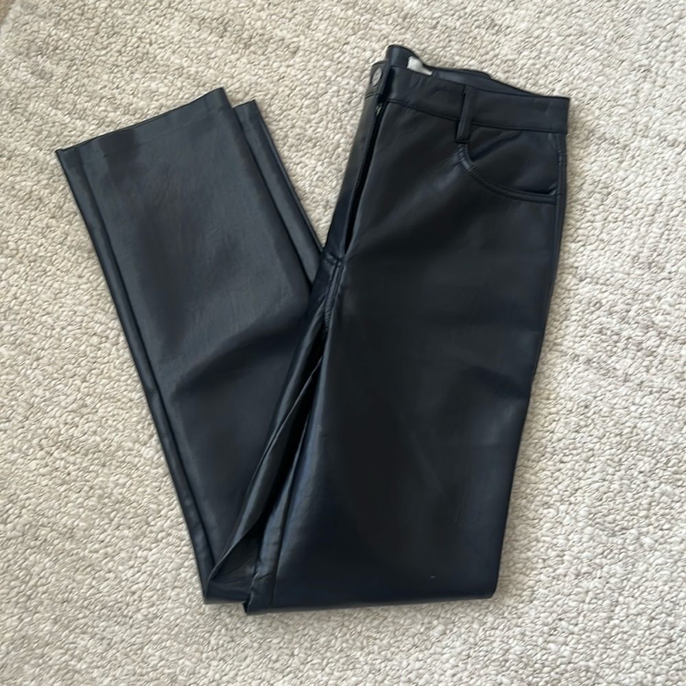 Aritzia melina leather pants